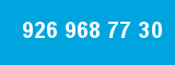 926 968 77 30 926 968 77 30